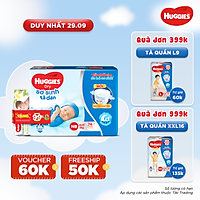 Tã Dán Sơ Sinh Huggies NB74 (74 Miếng) - Tặng Gói Khăn Ướt Huggies 64 Miếng