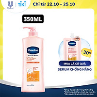 Sữa Dưỡng Thể 350Ml Vaseline Dưỡng Ẩm Sáng Da Chống Nắng Spf24Pa++ Sun + Pollution Protection Bảo Vệ Da Tới 4H Với Spf 24 Pa++