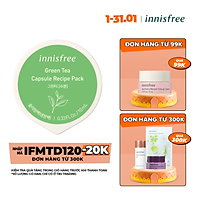 Mặt Nạ Ngủ Dạng Hủ Từ Trà Xanh Innisfree Capsule Recipe Pack Green Tea (10ml) - 131170956
