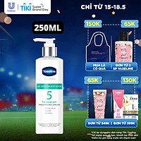 Sữa dưỡng thể 250ml Vaseline Pro Derma số 5 làm mịn da với 5.5% AHA