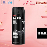 Xịt nước hoa toàn thân dành cho nam AXE Black (135ml)