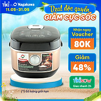 Nồi Cơm Điện Tử Nagakawa NAG0123 (1.5 Lít) - Hàng Chính Hãng