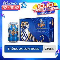 Thùng Bia Tiger 24 Lon (330ml / Lon)