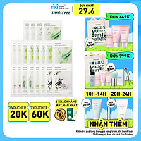 Combo 10+10 Mặt Nạ Giấy Dưỡng Ẩm Phục Hồi Da Innisfree My Real Squeeze Mask 20ml - 278002044