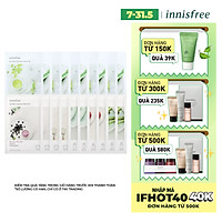 Combo 10+10 Mặt Nạ Giấy Dưỡng Ẩm Phục Hồi Da Innisfree My Real Squeeze Mask 20ml - 278002044