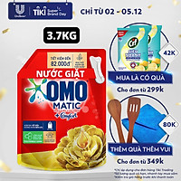 Nước giặt Túi 3.7kg OMO Matic Cho máy giặt cửa trên Hương Comfort Tinh dầu thơm Xoáy bay vết bẩn, hương thơm bền lâu