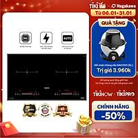 Bếp Đôi Điện Từ Inverter Nagakawa NAG1214M - Hàng Chính Hãng