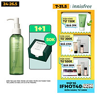 Dầu tẩy trang từ trà xanh đảo Jeju Innifree Green Tea Cleansing Oil 150ml - NEW