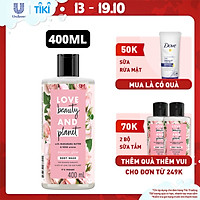 Sữa Tắm Love Beauty And Planet Làm Sáng Da Majestic Glow Với 100% Tinh Dầu Hoa Hồng Bulgaria 400ml