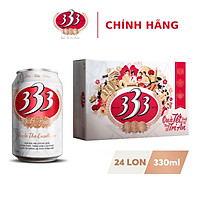 Thùng 24 Lon Bia 333 330ml