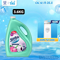 Nước Lau Sàn Sunlight Tinh Dầu Thảo Mộc Hương Hoa Hạ & Bạc Hà 3,6 Kg - Sạch Thơm Thư Thái - Nhà Thêm Trong Lành
