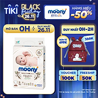 Tã Dán Moony Natural Bông Organic S58 (58 Miếng)