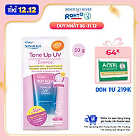 Tinh chất chống nắng nâng tông dành cho da khô/thường Sunplay Skin Aqua Tone Up UV Essence Lavender SPF50+ PA++++ (50g)