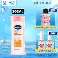 Sữa Dưỡng Thể 200Ml Vaseline Dưỡng Ẩm Sáng Da Chống Nắng Spf24Pa++ Sun + Pollution Protection Bảo Vệ Da Tới 4H Với Spf 24 Pa++