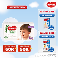 Tã Quần Siêu Cao Cấp Huggies Platinum Nature Made L44 (44 Miếng)