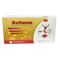 AVITAMA Thực phẩm chức năng hỗ trợ tăng cường tiêu hóa, ăn ngon miệng, tăng cường sức khỏe, phù hợp cho phụ nữ mới ốm dạy, mệt mỏi, kém ăn, lao động quá sức (01 Hộp x 90 viên nang mềm)