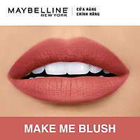 Son Lì Siêu Nhẹ Môi Maybelline New York Color Sensational Powder Matte 3.9g - Màu Nude 02 Make Me Blush