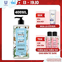 Sữa Dưỡng Thể Love Beauty And Planet Đại Dương Cấp Ẩm Chăm Da Mềm Mịn Với 100% Dừa Tươi Organic 400ml