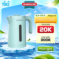 Ấm Đun Siêu Tốc Inox 2 Lớp Sunhouse SHD1351 (1.8 Lít) - Hàng Chính Hãng