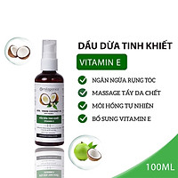 Dầu Dừa Tinh Khiết Vitamin E Milaganics Chai 100ml