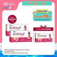 Bộ hai hộp thực phẩm bảo vệ sức khỏe giúp da sáng đẹp và dạ dày khỏe Blossomy (20 chai x 50ml) + Tặng 1 hộp Blossomy (10 chai x 50ml)
