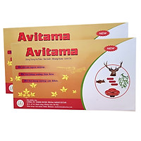 Combo 2 Hộp Viên Đạm Bổ AVITAMA giúp tăng cường thể lực, phục hồi sức khỏe sau ốm, dành Cho Người Gìa Kém Ăn, Tiêu Hóa Kém, hoặc người có nhu cầu Dinh dưỡng cao (Hộp 18 vỉ x 5 viên nang)