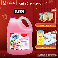 Chai Nước Lau Sàn 3.8 KG Sunlight Lưu Lại Hương Thơm Dài Lâu - Tạo Không Gian Sống Thoáng Mát - Mang lại Sự Thư Giãn Cho Cả Gia Đình Hương Hoa Lily & Hương Thảo Tinh Dầu Thảo Mộc - Sạch Bóng Vượt Trội