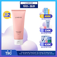 Sữa Rửa Mặt Dưỡng Ẩm Cho Da Thường Và Da Khô Laneige Moist Cream Cleanser (150ml)