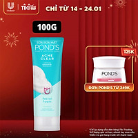 Sữa Rửa Mặt Ngừa Mụn Pond's Acne Clear (100g)