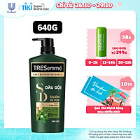 Dầu Gội Tresemmé Salon Detox Gừng Và Trà Xanh Detox Tóc Chắc Khoẻ (640g)
