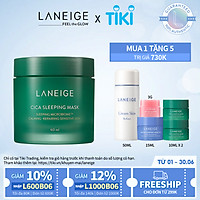Mặt Nạ Ngủ Dưỡng Ẩm Giúp Phục Hồi Và Nuôi Dưỡng Da Phiên Bản Cải Tiến LANEIGE Cica Sleeping Mask EX
