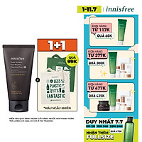 Sữa rửa mặt se khít lỗ chân lông innisfree Super Volcanic Pore Micellar Cleansing Foam 2X 150gr