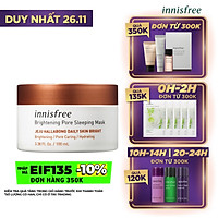 Mặt Nạ Ngủ Dưỡng Sáng Da 3 Trong 1 Innisfree Brightening Pore Sleeping Mask (100ml)