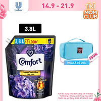Nước Xả Làm Mềm Vải Comfort Chăm Sóc Chuyên Sâu Hương Nước Hoa Thiên Nhiên Bella Túi 3.8L