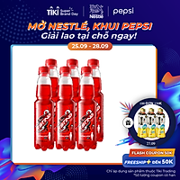 Lốc 6 Chai Nước Giải Khát Sting Đỏ Dâu (330ml / Chai)