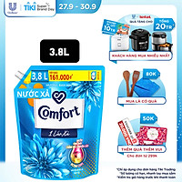 Nước Xả Vải Comfort Giữ Màu & Bền Vải Một Lần Xả Hương Ban Mai túi 3.8L