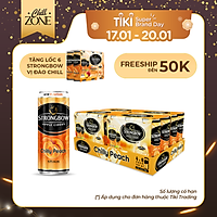 Thùng 24 lon nước táo lên men Strongbow Vị Đào 330ml/lon