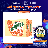Thùng 24 Chai Nước Ngọt Có Gas Mirinda Cam (330ml/ Chai)