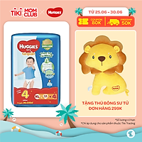 Tã Quần Huggies Dry Tràm Trà Tự Nhiên Gói Trung XL34 + Tặng 4 miếng