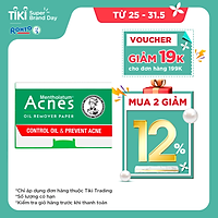 Giấy Thấm Dầu Acnes Oil Remover Paper (100 Tờ)