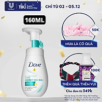 Sữa rửa mặt bọt mịn 160ml Dove sạch sâu cho da nhạy cảm Serum tốt