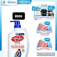 Sữa Tắm Lifebuoy 850g Chăm Sóc Da Dưỡng ẩm Mềm Mịn Giúp Bảo Vệ Khỏi 99.9% Vi Khuẩn Và Ngăn Ngừa Vi Khuẩn Lây Lan Trên Da