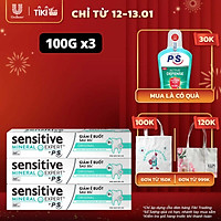 Combo 3 Kem Đánh Răng Sensitive Expert By P/S Original Chăm Sóc Chuyên Sâu 100g