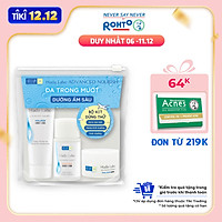 Bộ sản phẩm dưỡng ẩm sâu da trong mướt Hada Labo Advanced Nourish Trial Set