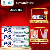 Combo 3 Kem đánh răng P/S Bảo Vệ 123 Baking Soda - Hương Thảo 230g giúp làm trắng răng tự nhiên