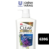 Dầu Gội đầu Clear Botanique 5 Tinh Dầu Cho Da Đầu Khô Với 3X Sức Mạnh Đánh Bay Gàu Nhờn Ngứa 630g