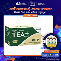 Thùng 24 Chai Trà Ô Long Tea+ Plus (455ml / Chai)