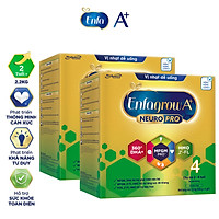 Bộ 2 hộp Sữa bột Enfagrow A+ Neuropro 4 Vị thanh mát – 2.2kg/hộp