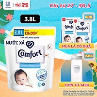 Nước Xả Làm Mềm Vải Comfort Chăm Sóc Dịu Nhẹ Cho Da Nhạy Cảm 3.8L