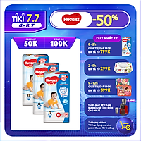 Combo 3 Gói Tã Quần Huggies Dry Gói Đại M54 (54 Miếng)